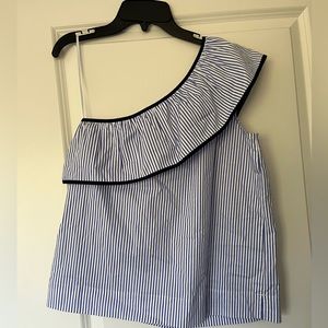 J.Crew one shoulder blouse!